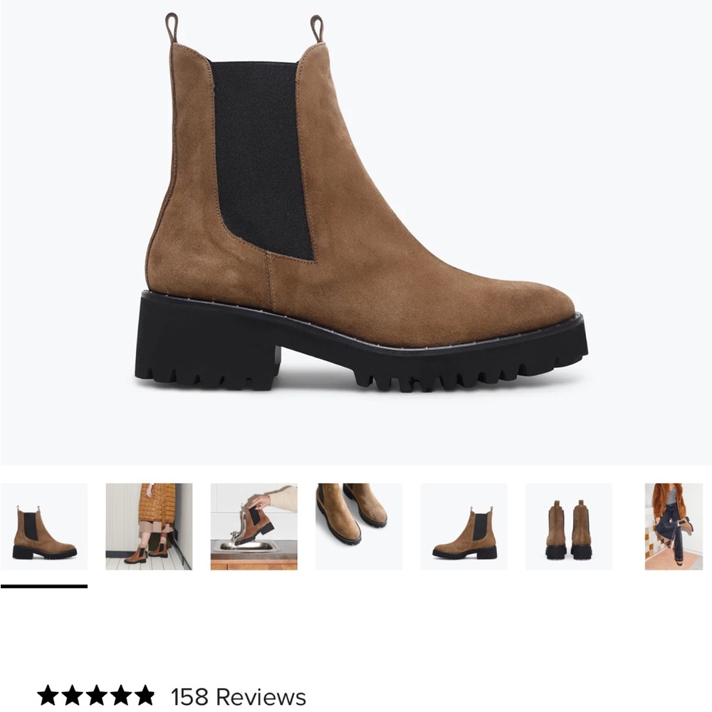 NEW! Freda Salvador Brooke Rain Resistant Brown Boot